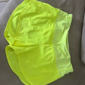 Women's Neon Yellow Shorts Sold